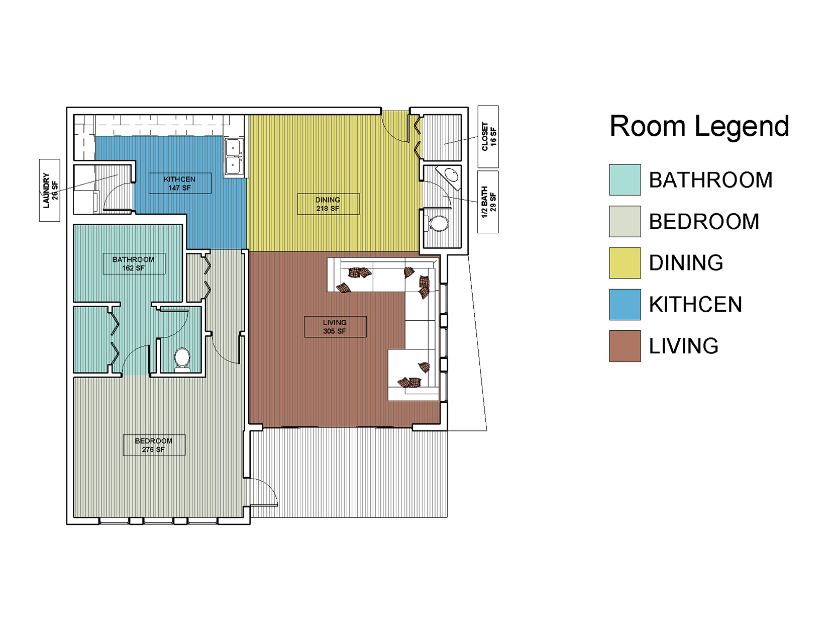 Revit面积分析的使用